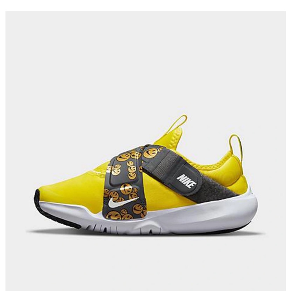 Nike little kids flex advance smiley running shoes-like new!